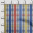 thumbnail image 1 of oneOone Cotton Flex Light Gray Fabric Madras Check Sewing Craft Projects Fabric Prints By Yard 40 Inches Wide, 1 of 4