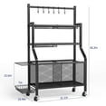 thumbnail image 7 of Garage Sports Equipment Organizer - Ball Storage Rack Heavy Duty Steel Ball Storage with 360 Rotaing Casters, Sports Organizer for Garage, Ball Rack for Basketball, Indoors and Outdoors, 7 of 7