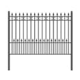 thumbnail image 2 of ALEKO Outdoor Yard Garden Steel Fence 8' x 5' Venice Style Black, 2 of 5