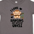 thumbnail image 4 of Inktastic Monkey I Love Hanging out with My Uncle Boys or Girls Toddler T-Shirt, 4 of 5