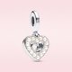 thumbnail image 1 of Campanilla de Plata de Ley 925 auténtica, colgante de noche celestial, cuenta de corazón, ratón, compatible con pandora, pulsera original, regalo de joyería para mujer Dengxun unisex, 1 of 2