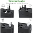 thumbnail image 2 of Cargador todo junto de la pared del enchufe de la corriente ALTERNA del adaptador del viaje con los puertos de carga USB duales universales, 2 of 7