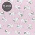 thumbnail image 5 of Shower Curtain, Cute French Bulldog Pink_B Waterproof Fabric Plastic Shower Curtain, Drying Fast Bathroom Curtain with 9 Buttonholes, Ruffle Shower Curtain 60x72in, 5 of 8
