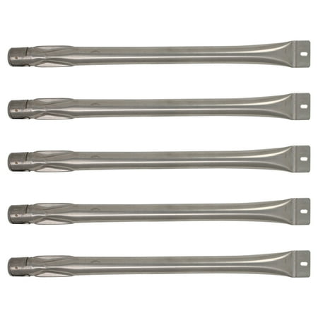 

5-Pack BBQ Gas Grill Tube Burner Replacement Parts for Kenmore 640-06320838-3 - Compatible Barbeque Stainless Steel Pipe Burners