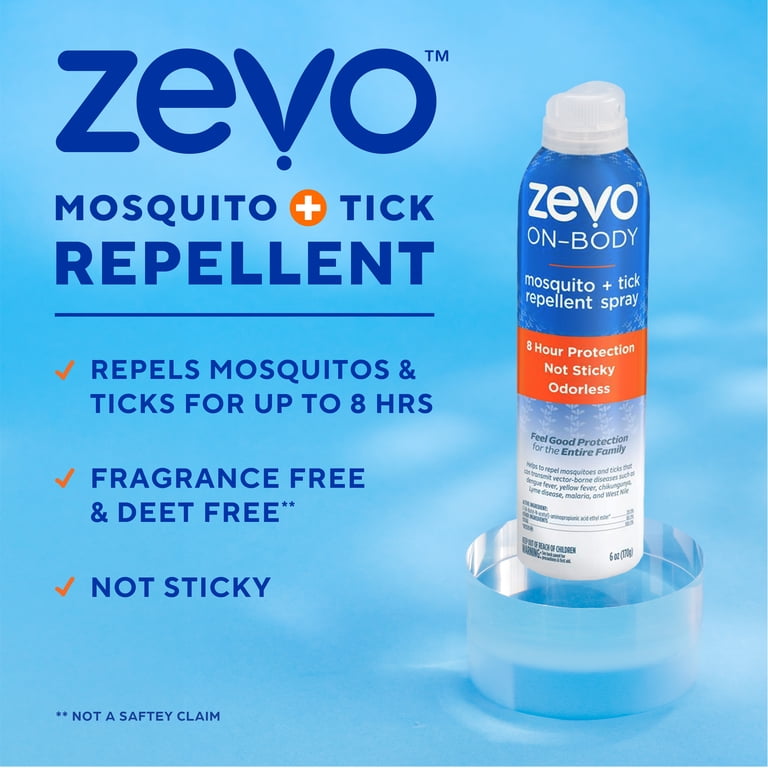 Zevo On Body Insect Repellent Aerosol, 8 oz - Walmart.com