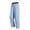 Sky Blue, variant on Casual Pants for Men Wide Leg Pleated Pants Casual Loose Contrast High Waisted Pull on Trousers Summer,M,Black