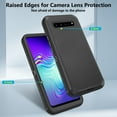 thumbnail image 3 of Asuwish Compatible with Samsung Galaxy S10 5G Phone Case Hybrid Rugged Shockproof Hard Protective Drop Proof Full Body Heavy Duty Mobile Cell Cover for S105G S 10 G5 Women Men Black, 3 of 8