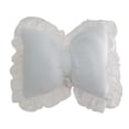 thumbnail image 5 of OIUR Bow-shaped Pillow Ruffle Lace Plush Throw Pillow High Elasticity Decorative Pillow for Bed Couch Car Seat Companion Pillows, 5 of 7