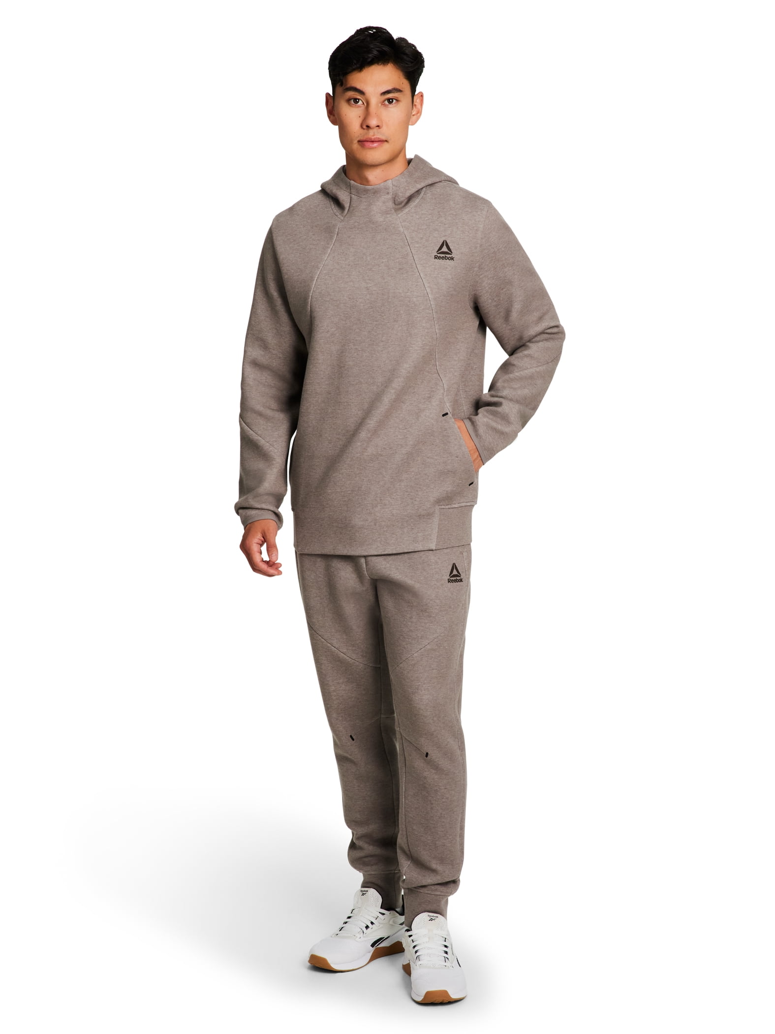Reebok Men's and Big Men's Momentum Fleece Hoodie, Size XS-5XL