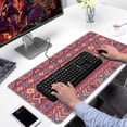 thumbnail image 2 of Long Mouse Pads for Desk,Colorful Geometric Pattern Desk Mats on Top Of Desks, Desk Mouse Pad Extra Large with 3mm Non-Slip Base and Stitched Edge for Gaming,Office,Work,Home 31.5"x15.7", 2 of 6
