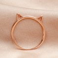 thumbnail image 4 of Hook line geometric cat ring opening adjustable fashion animal ring jewelry Couple jewelry Valentine's Day gift, 4 of 4
