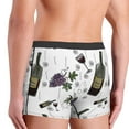 thumbnail image 5 of Disketp Wine Bottles And Grapes Men'S Boxer Briefs,Soft And Breathable Cotton Underwear With Comfortflex Waistband, 5 of 9
