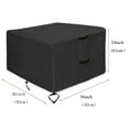 thumbnail image 4 of WXC12 Gas Fire Cover Square - 36x36x24 inch Waterproof Anti-UV Heavy Duty for Patio, 4 of 8