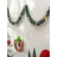 thumbnail image 4 of CSSAD Flocked Christmas Garland, Nearly Natural Garland, Frosted Artificial Plastic Garland for Xmas Tree and Xmas Home Decoration | Christmas Decor, 4 of 7