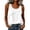 *White, variant on VBVC Women's Cotton Linen Frayed Trim Tank Tops , Ladies' Casual Summer Crew Neck Blouses , Breathable Sleeveless Shirts For Women,Army Green,S-2XL