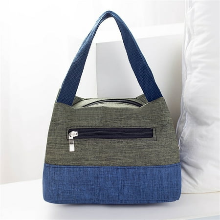 WREESH Bento Bag Office Worker's Lunch Box Canvas Bag Tote Bag Tote Bag ...