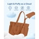thumbnail image 4 of Bolso de mano TopDesign Puffy para mujer con portavasos y compartimento para portátil, 4 of 8