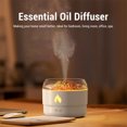 thumbnail image 3 of Colorful Flame Essential Oil Diffuser, Rainbow Flame 250 ML Ultrasonic 7 Changing Colors Quiet Aromatherapy Humidifier for Home Bedroom Office, Waterless Auto Off, Stable Flame, 3 of 7