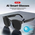 thumbnail image 2 of -C8 AI Smart Glasses Intelligent Real Time Language Translator Wireless Headphone AI Chat Smart Sung, 2 of 5