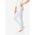 thumbnail image 3 of Woman Within Plus Size Stretch-Cotton Knit Pull-On Pocket Leggings, 3 of 5