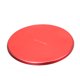 thumbnail image 1 of Cargador inalámbrico de diseño 3D estilo platillo volador, carga rápida de 5/7.5/10W, color rojo, incluye cable de carga y manual de usuario., 1 of 7