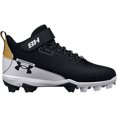 thumbnail image 2 of Under Armour Harper 7 Mid RM Baseball Cleat Black | 3025587 001, 2 of 6