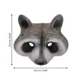 thumbnail image 3 of Masquerade Mask Raccoon Animal Design 1 Pack Halloween Accessory for Party Photo Props and Themed Event Dress Up, 3 of 6