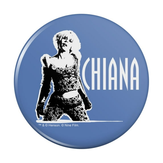 Farscape Black and White Chiana Kitchen Refrigerator Locker Button Magnet