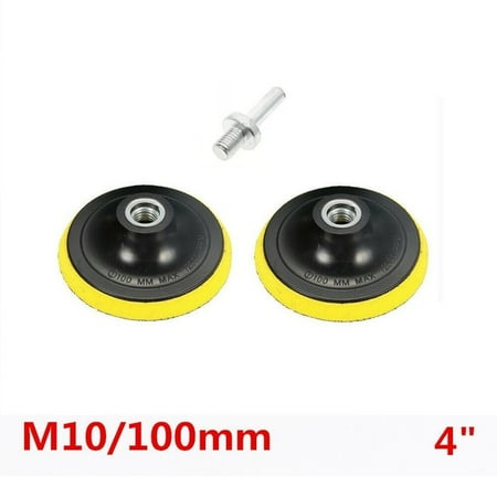 

RAINB 3/4/5/6/7Inch Backing Pad Disc Hook And Loop Sander Angle Grinder M10/M14 M10 4Inch