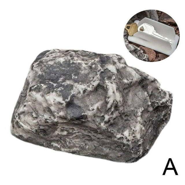 OUTDOOR ROCK HIDE A KEY HOUSE HOME Emergency Spare Holder Key Hider Car Jahhsay