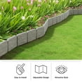 thumbnail image 3 of Pure Garden 10-Piece Interlocking Garden Edging for Landscaping (Putty), 3 of 14