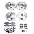 thumbnail image 3 of PowerStop Front and Rear Z23 Evolution Sport Carbon-Fiber Ceramic Brake Pad and Drilled & Slotted Rotor Kit Fits: ACURA HONDA Select Models K2742, 3 of 10