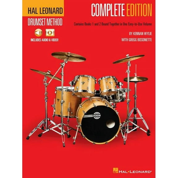 Hal Leonard Hal Leonard Drumset Method - Complete Edition Books 1 & 2 with Video and Audio