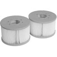 thumbnail image 1 of Pack Of 2 Mspa V2 Filters Compatible With Fjord, Kili, Camaro, Mono, Aurora And Tekapo Inflatable Spas - 2 Replacement Filter Cartridges For Mspa Infl, 1 of 3