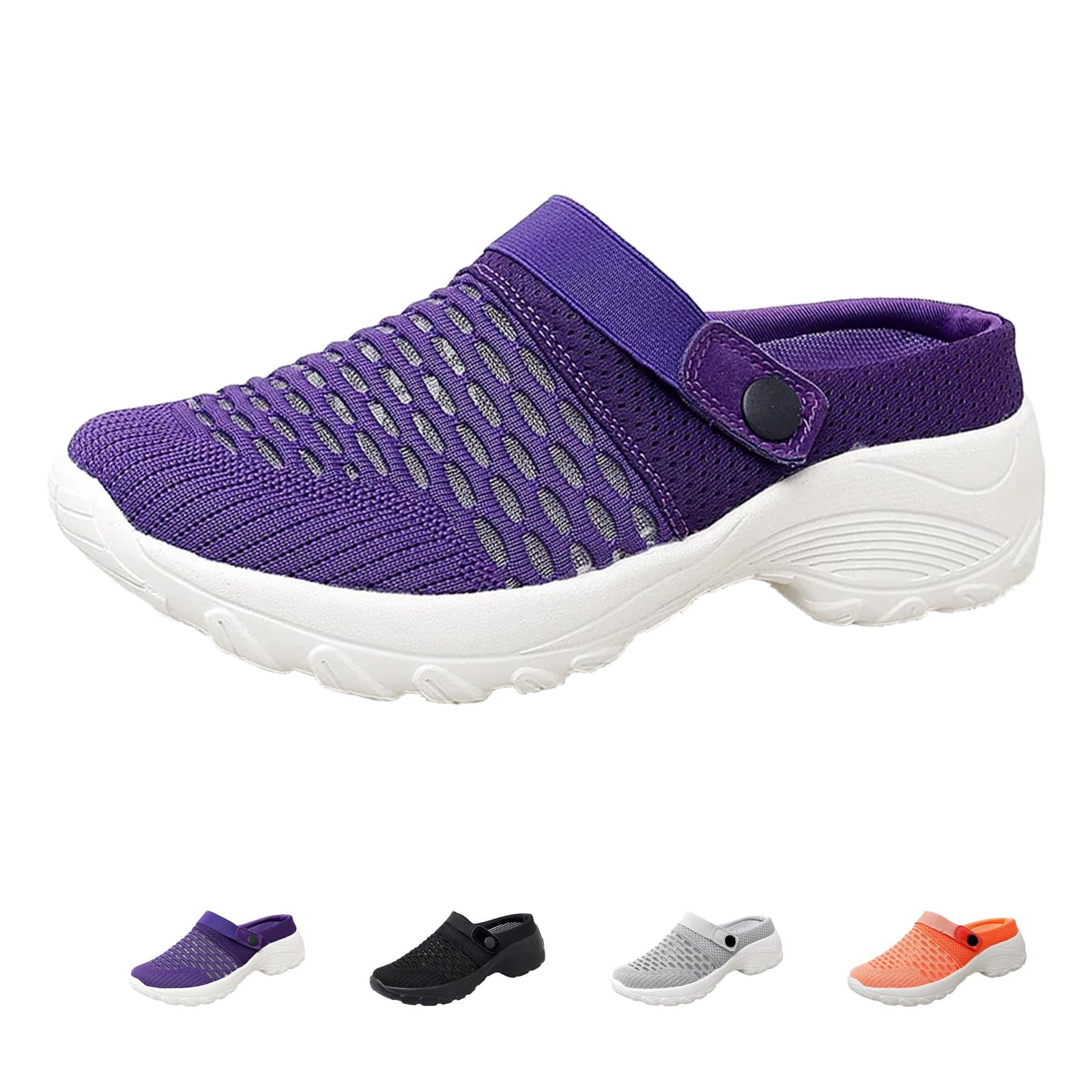 Women Ortho Stretch Cushion Sneakers Orthopedic Diabetic Running Walking Shoes Non Slip Sole for Casual Indoor Outdoor Wear