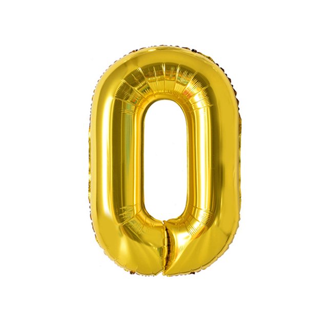 Globo de película de aluminio para decoración de fiesta de cumpleaños, multicolor, digital, versión estadounidense, color oro rosa grande