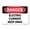 Landscape, variant on OSHA Danger Sign - Electric Current Keep Away | Decal | Protect Your Business, Construction Site, Warehouse & Shop Area | Made in The USA