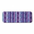 thumbnail image 1 of Modern Computer Mouse Pad, Abstract Vertical Brushstroke Paint Stripes Uneven Hatch Ink Style, Rectangle Non-Slip Rubber Mousepad Large, 31" x 12" Gaming Size, Pink Dark Purple Sky Blue, by Ambesonne, 1 of 2