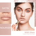 thumbnail image 3 of Set de pintalabios Oulac Beige Nude Satin con ácido hialurónico, 4 ml x 2, 3 of 9