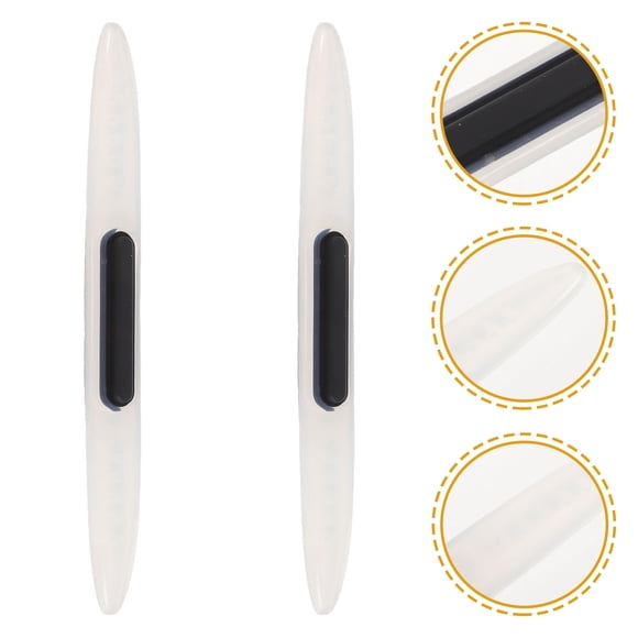 SEWCHICS 2Pcs Car Door Edge Protector Transparent Silicone Cover with Multi Layer Protection