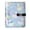 Blue Ducks, variant on DIY Zebra Foal Printed Microfiber Leather Notebook 9.2x6.7" Refillable Binder Journal with Pen Loop&Pockets 100 Sheets