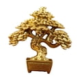 thumbnail image 2 of Adorno de mesa de árbol del dinero chino, 17 x 9 x 19 cm, color dorado, para el Festival de Primavera Estilo A, 2 of 9