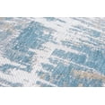 thumbnail image 4 of HomeRoots 6' X 8' Blue And Yellow Abstract Non Skid Area Rug, 4 of 8