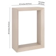 thumbnail image 5 of Evelyn&Zoe Modern Farmhouse 22" Wide Alder White Console Table, 5 of 7