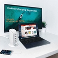 thumbnail image 3 of Charging Station For Multiple Devices 40W , Wall Charger Block 5 USB Ports(Shared 6A), Tower Charging Station with Type-C 3A for iPhone iPad Tablets Smartphones, Home Office Use, Travel Accessories, 3 of 6