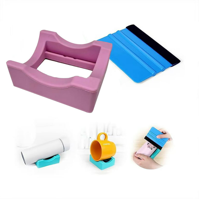 Tumbler Holder For Crafts Silicone Cup Cradle For Tumblers With Built-in  Slot Tumblers Decals For
