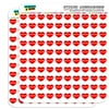 "I Love Heart - Sports Hobbies - Weightlifting - 1/2"" (0.5"") Scrapbooking Crafting Stickers"