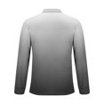 thumbnail image 5 of WRKEKC Men's Long Sleeve Shirts, Long Sleeve Tops for Men, Men's Casual Turndown Collar Gradient Print Pullover Fitness Sports Long Sleeve T-Shirt Blouse, 5 of 6