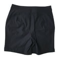 thumbnail image 2 of Rafaella Women's Stretch Comfort Waistband Bermuda Short (Black, 18), 2 of 3