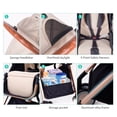 thumbnail image 4 of Cochecito de Bebé Plegable con Vista Elevada, Asiento Reclinable en Múltiples Posiciones, Ruedas Antichoque, Capota Extendida, Freno de Pie, Arnés de Seguridad de 5 Puntos y Plegado Fácil con una, 4 of 6